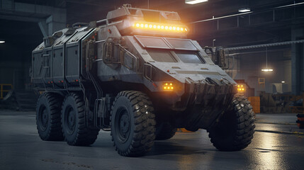 fire truck in action