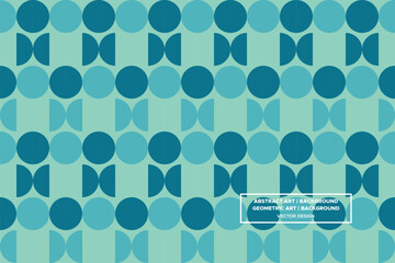 Circular and Circles Shapes and Designs Green Colors Geometric Pattern Abstract Pattern Seamless 