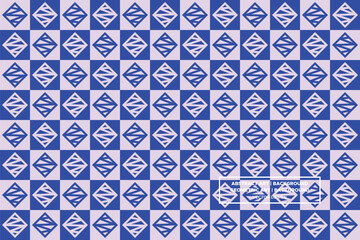 Triangular and Triangle Shapes and Designs Blue Colors Geometric Pattern Abstract Pattern Seamless 
