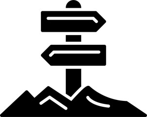 Illustration vector graphic of direction icon