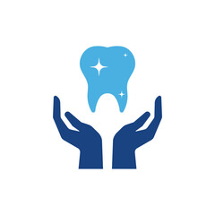 Dental care logo icon