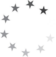 stars  loding icon background