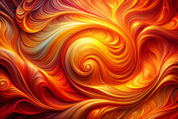 Abstract Red and Orange Marble Texture