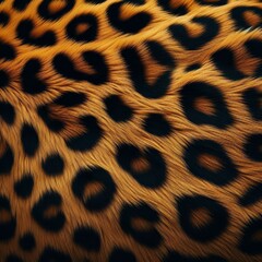 skin with a black and brown pattern on the back.