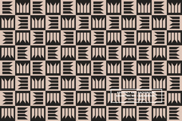Triangular and Triangle Shapes and Designs Brown and Black Colors Geometric Pattern Abstract Pattern Seamless 