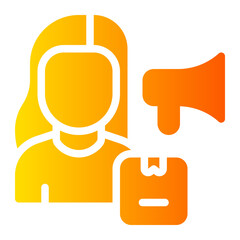 influencer gradient icon