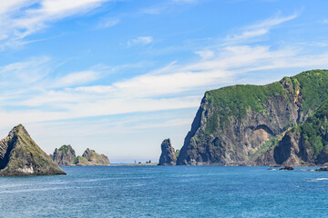 Fototapeta premium 北海道 積丹半島ソーランラインを行く 