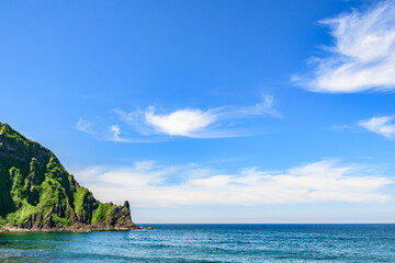 Fototapeta premium 北海道 積丹半島ソーランラインを行く 