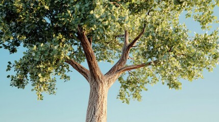 Fototapeta premium A Majestic Tree Reaching for the Sky