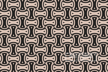 Circular and Triangle Shapes and Designs Brown and Black Colors Geometric Pattern Abstract Pattern Seamless 