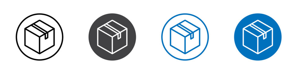 Box icon Group symbol or sign vector