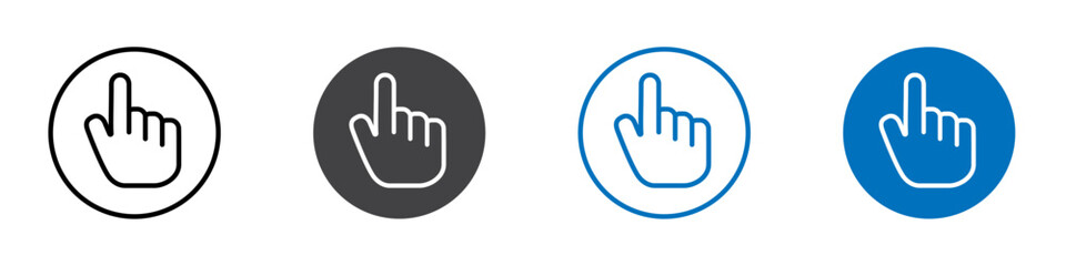 Hand icon Group symbol or sign vector
