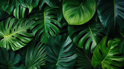 Tropical Leaf Background