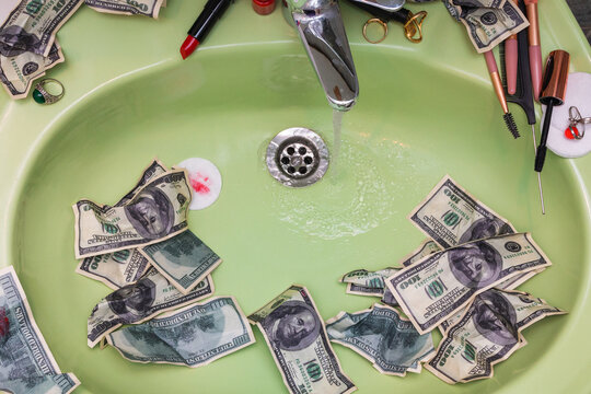 Sink Full of Money and Makeup