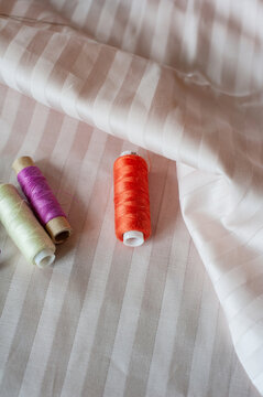 Spools of thread