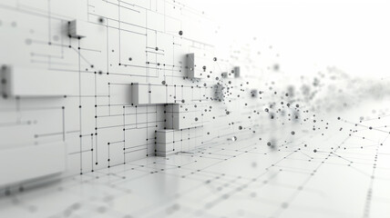 coding background, white colors.generative ai