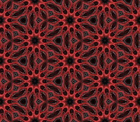 Dark red and black seamless decorative pattern ideal for wallpapers, textures and decor