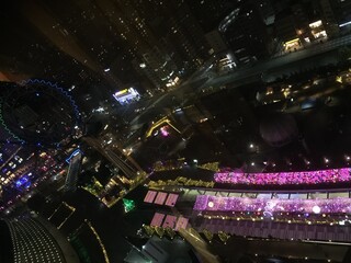 Night Cityscape with Glittering Lights
