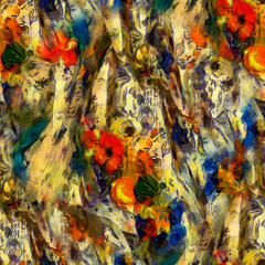 Texture background with flower for allover textile digital design easy to use and for digital background.