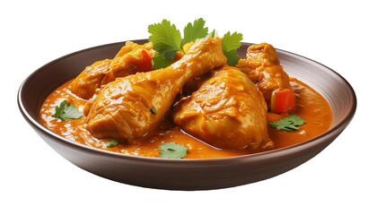 Homemade Chicken Curry In Bowl
