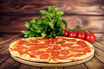 A person getting hot fresh piece of cheesy pizza