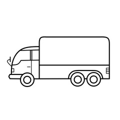 Car sketch illustration, cute icon that can be changed color