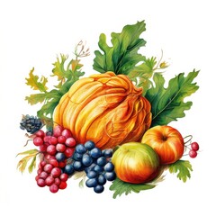 the AI Image Generator, Stylistic vegetables art logo dynamic