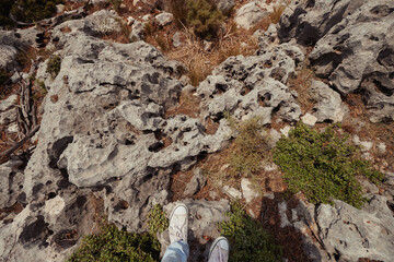 Hiking Adventure on Rocky Terrain in Antalya, Turkey