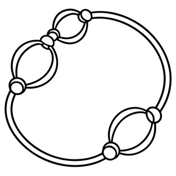 black and white bracelet jewelry design clip art preview