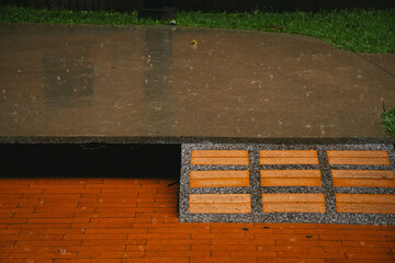 Wet ramp for disabled access