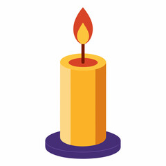 candle isolated on white, christmas candle vector illustration, Christmas candle vector art, christmas candle silhouette, candle vector icon, eps