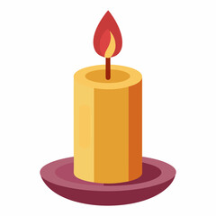 candle isolated on white, christmas candle vector illustration, Christmas candle vector art, christmas candle silhouette, candle vector icon, eps