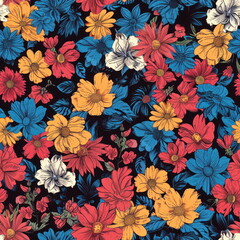 Textile repeat pattern of Fabric pattern, seamless