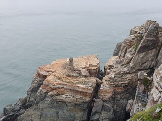 한국의 부산 바다 풍경