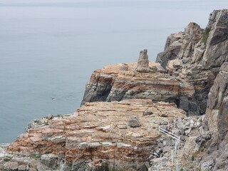 한국의 부산 바다 풍경