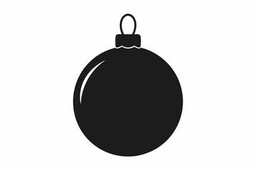 Christmas ball, Christmas ball icon vector, Christmas bauble vector illustration	
