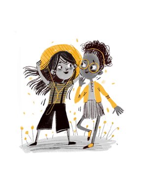 Two girl friends