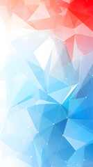Obraz premium Digital technology abstract polygonal structure connection poster background