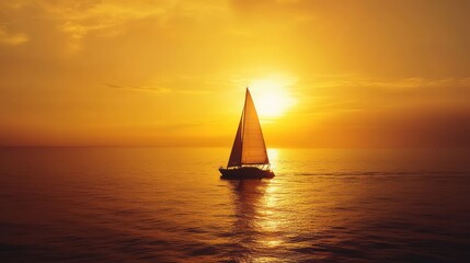 Sailboat at Sunset