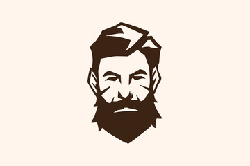 a bearded man with a cool and minimalist style