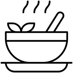 Gazpacho vector design line art vector design line art 