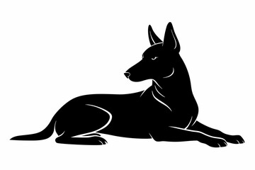 
Dog lying silhouette, dog silhouette svg, Dogs different breed, corgi, golden retriever, poses, sitting, standing, jump
