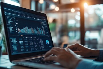 Business Intelligence Specialist working on financial data analytics