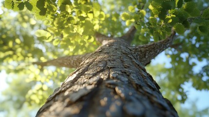 Fototapeta premium Looking Up at a Tree