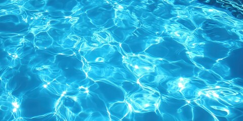 Obraz premium Sparkling Blue Pool Water