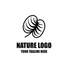 Modern nature logo design