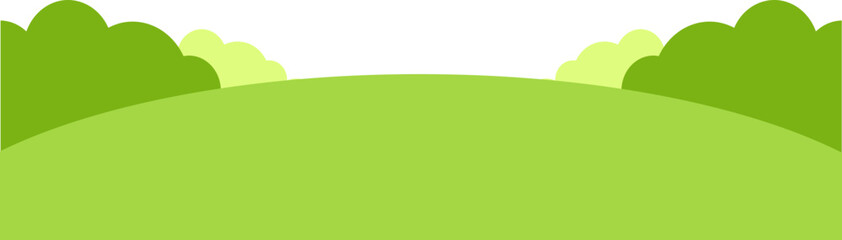 Green Field Illustration