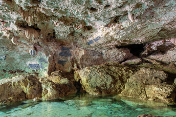 Exotic Cave with Crystal Clear Cenote
