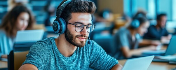Engaged Virtual Classroom: AI Study Assistant Helps Focused Student Excel