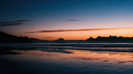 Obraz premium gradient-black-and-blue-background